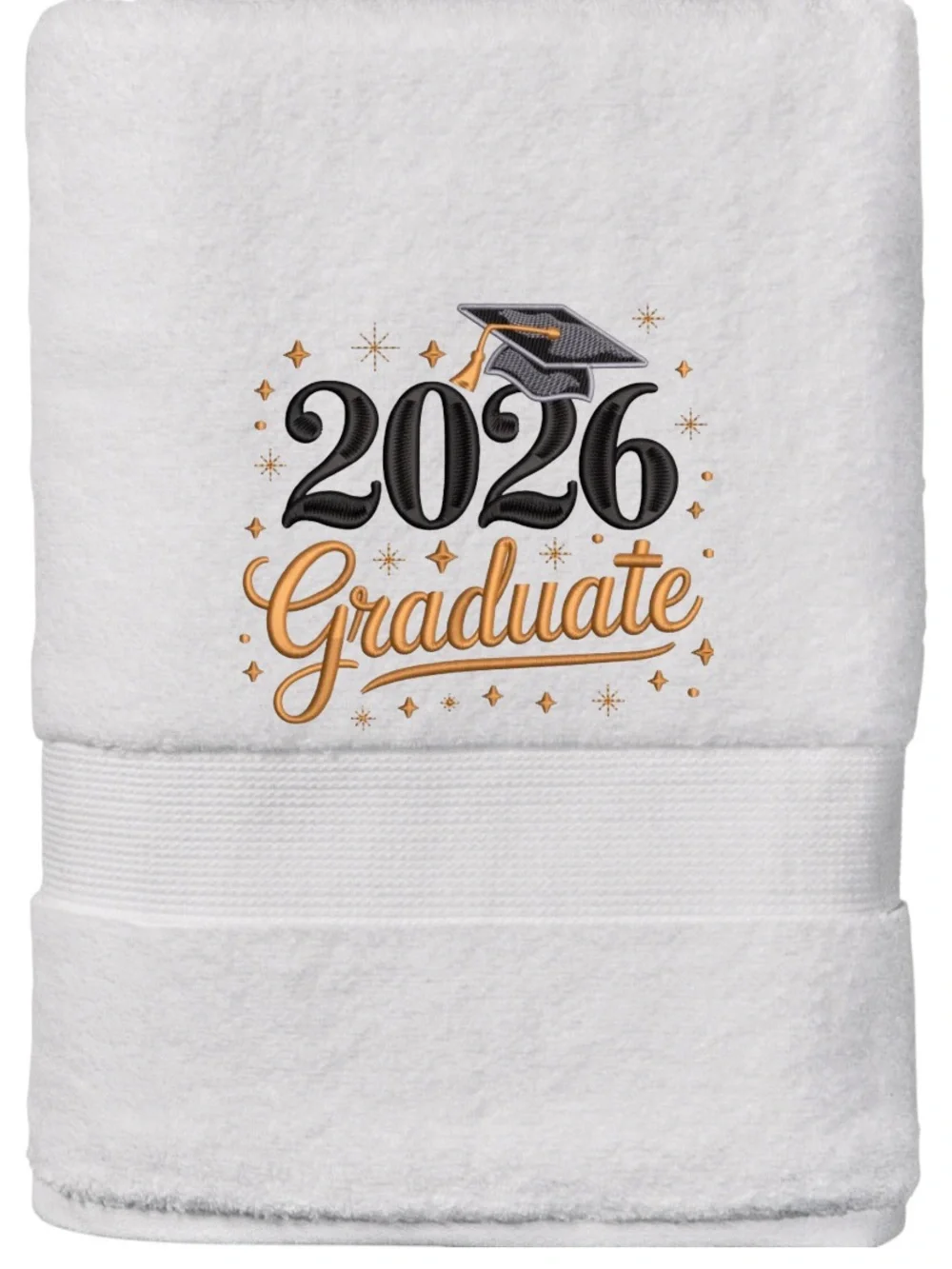 Class 2026 personalized embroidered hand towel pick 1 new monogrammed graduate